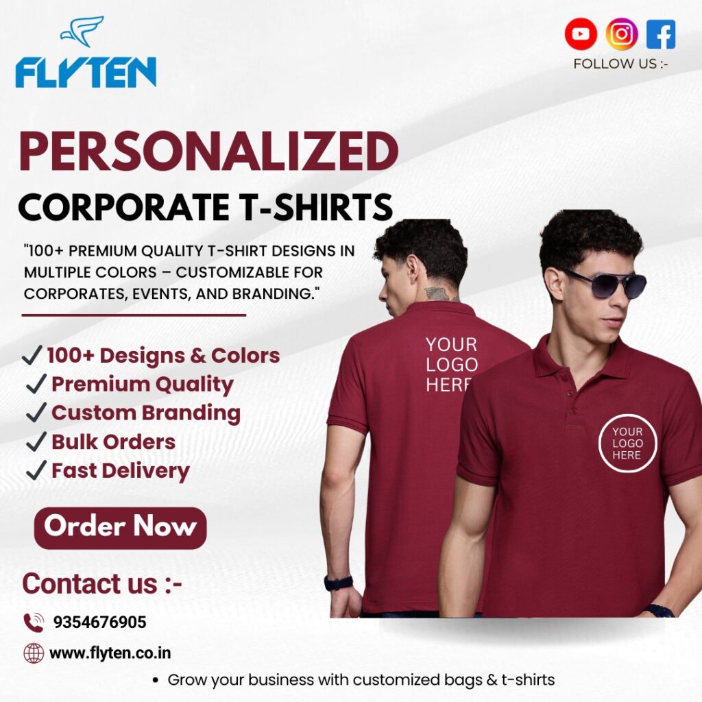 Flyten is setting new benchmarks in personalized and customized products - Customised T-shirts, Custom Backpacks, School Merchandise, Coaching Institute Merchandise, Custom Products for Students, Personalized School Merchandise, Flyten, Custom School T-shirts, Custom College Backpacks, Customised Educational Products, Personalized School Bags, Delhi, Noida, Mumbai, Pune, Bihar, UP, Haryana, PAN India Customization
