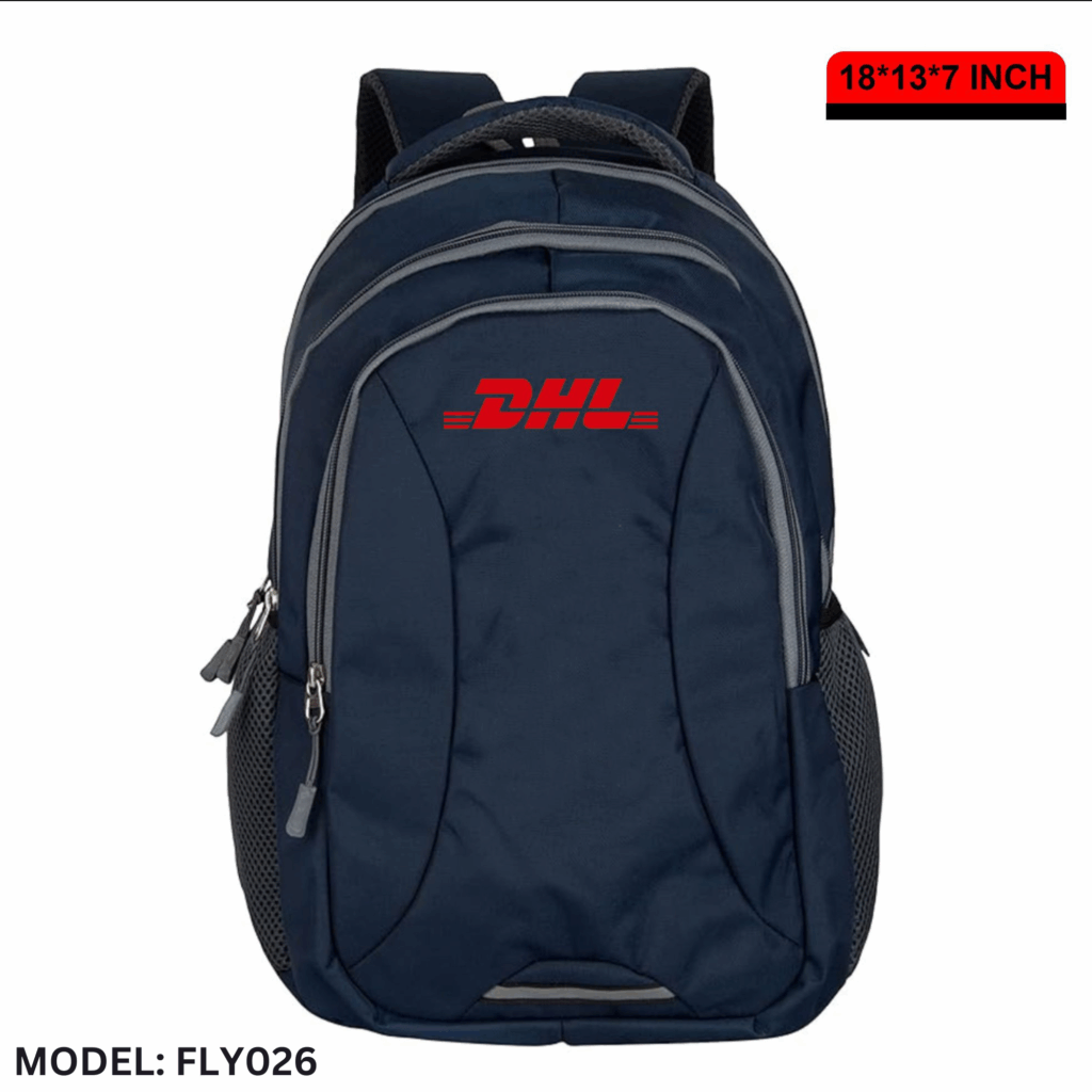 employee welcome kit with backpack