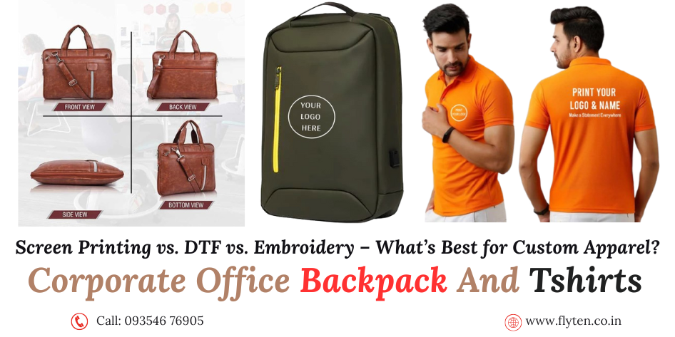 Screen Printing vs. DTF vs. Embroidery – What’s Best for Custom Apparel?