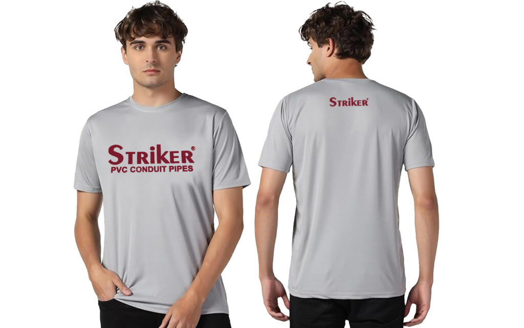 breathable fabric t-shirts with custom print for summer events