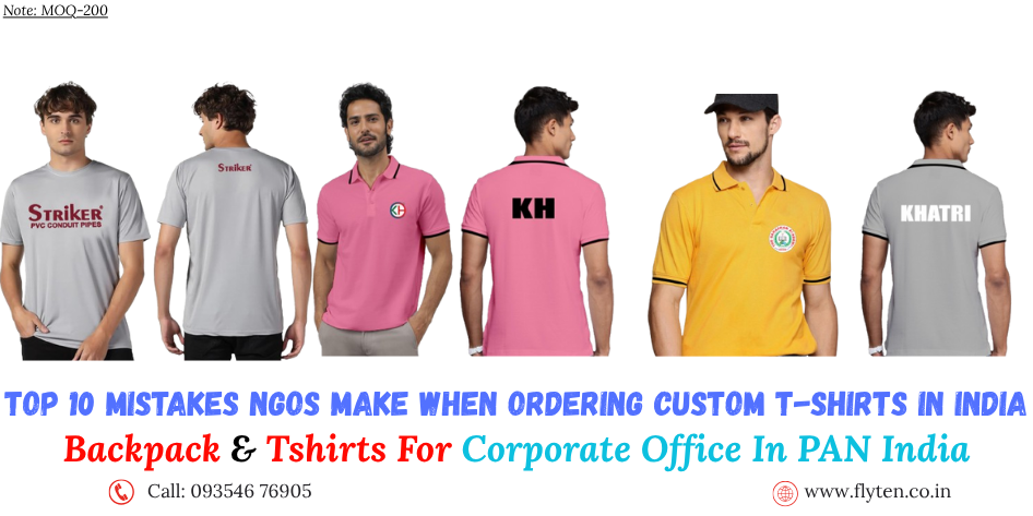 Top Mistakes NGOs Make When Ordering Custom T-Shirts (And How to Avoid Them)